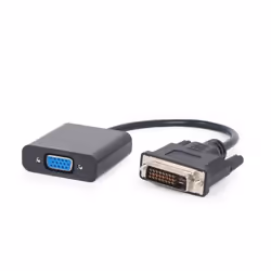 Gembird A-DVID-VGAF-01, 0,2 m, DVI-D, VGA (D-Sub), Mâle, Femelle, 800 x 600 (SVGA), 1024 x 768 (XGA), 1280 x 1024 (SXGA), 128 ...