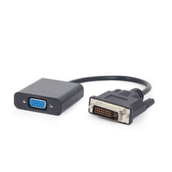 Gembird A-DVID-VGAF-01 câble vidéo et adaptateur 0,2 m DVI-D VGA (D-Sub) Noir