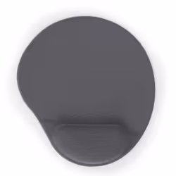 Gembird MP-GEL-GR, Gris, Monochromatique, Repose-poignets