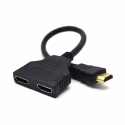 Gembird DSP-2PH4-04, HDMI Type A (Standard), 2 x HDMI Type A (Standard), Noir