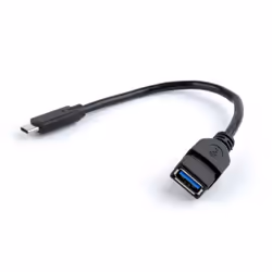 Gembird A-OTG-CMAF3-01, 0,2 m, USB C, USB A, Noir