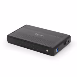 Gembird EE3-U3S-3, Boîtier HDD, 3.5", SATA, 4,8 Gbit/s, Connectivité USB, Noir