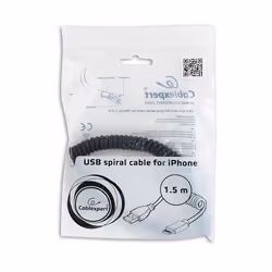 Gembird CC-LMAM-1.5M câble Lightning 1,5 m Noir
