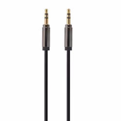 Gembird CCAP-444-6, 3,5mm, Mâle, 3,5mm, Mâle, 1,8 m, Noir