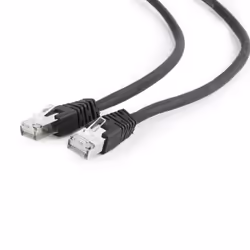 Gembird PP6A-LSZHCU-BK-2M câble de réseau Noir Cat6a S/FTP (S-STP)