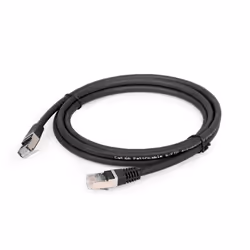 Gembird PP6A-LSZHCU-BK-3M, 3 m, Cat6a, S/FTP (S-STP), RJ-45, RJ-45