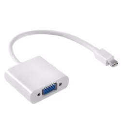 Gembird A-MDPM-VGAF-02-W câble vidéo et adaptateur VGA (D-Sub) Mini DisplayPort Blanc