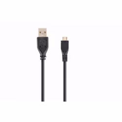 Gembird CCP-MUSB2-AMBM-0.1M, 0,1 m, USB A, Micro-USB B, USB 2.0, Noir