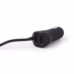 Gembird EG-4U-CAR-01 chargeur d'appareils mobiles GPS, Smartphone, Tablette, Universel Noir Allume-cigare, USB Auto