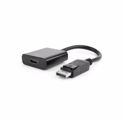 Gembird AB-DPM-HDMIF-002, 0,1 m, DisplayPort, HDMI, Femelle, Mâle, Droit