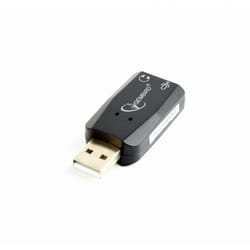 Gembird SC-USB2.0-01 changeur de genre de câble 2 x 3.5mm Noir