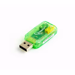 Gembird SC-USB-01 changeur de genre de câble 3,5 mm Vert