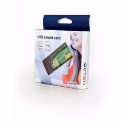 Gembird SC-USB-01 changeur de genre de câble 3,5 mm Vert