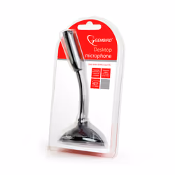 Gembird *Desktop microphone black, Microphone de PC, -62 dB, 100 - 16000 Hz, 2,2 Ohm, Omnidirectionnel, Avec fil