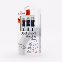 Gembird CC-USB2-AM31-1M câble USB USB 2.0 USB A Noir
