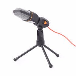 Gembird MIC-D-03, Microphone de PC, 62 dB, 100 - 16000 Hz, 2200 Ohm, Omnidirectionnel, Avec fil
