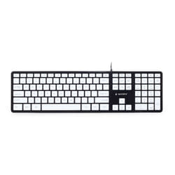Gembird KB-MCH-02-BKW clavier USB QWERTY Anglais Noir, Blanc