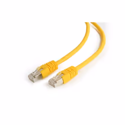 Gembird PP6-0.25M/Y, 0,25 m, Cat6, F/UTP (FTP), RJ-45, RJ-45