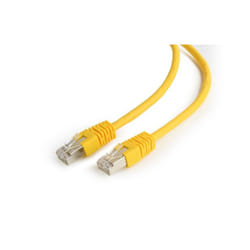 Gembird PP6-0.25M/Y câble de réseau Jaune 0,25 m Cat6 F/UTP (FTP)