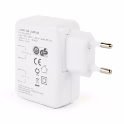 EnerGenie EG-U4AC-02 chargeur d'appareils mobiles Universel Blanc Secteur Intérieure