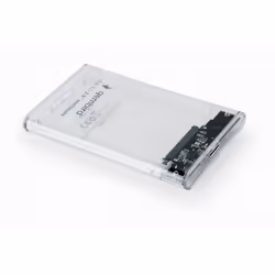 Gembird EE2-U3S9-6 Boîtier de disques de stockage Boîtier HDD Transparent 2.5"