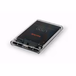 Gembird EE2-U3S9-6 Boîtier de disques de stockage Boîtier HDD Transparent 2.5"