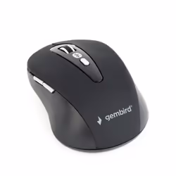 Gembird MUSWB-6B-01, Droitier, Optique, Bluetooth, 1600 DPI, Noir