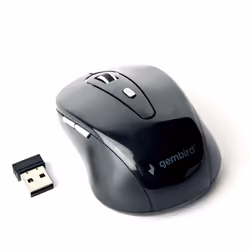 Gembird MUSW-6B-01 souris Droitier RF sans fil Optique 1600 DPI