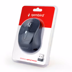 Gembird MUSW-6B-01 souris Droitier RF sans fil Optique 1600 DPI