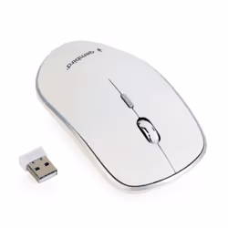 Gembird MUSW-4B-01-W souris Ambidextre RF sans fil Optique 1600 DPI