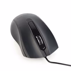 Gembird MUS-3B-01, Ambidextre, Optique, USB Type-A, 1000 DPI, Noir