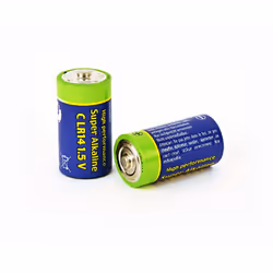Gembird EG-BA-LR14-01, Batterie à usage unique, LR14, Alcaline, 1,5 V, 2 pièce(s), Bleu, Vert