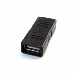 Gembird A-USB2-AMFF, USB Type-A, USB 2.0, Femelle, Noir, Chine, 123 mm