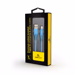 Gembird CC-USB2B-AMCM-1M-VW câble USB 1,8 m USB 2.0 USB A USB C Bleu, Blanc