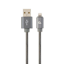 Cablexpert CC-USB2S-AMLM-1M-BG câble Lightning 8 m Gris