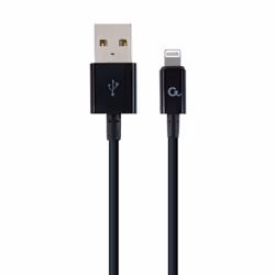 Cablexpert CC-USB2P-AMLM-1M, 1 m, Lightning, USB A, Mâle, Mâle, Noir