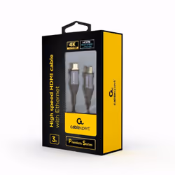 Gembird CCBP-HDMI-3M câble HDMI HDMI Type A (Standard) Gris