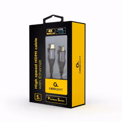 Gembird CCBP-HDMI-5M câble HDMI HDMI Type A (Standard) Gris
