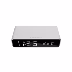 Gembird DAC-WPC-01-S réveille-matin Réveil numérique Argent