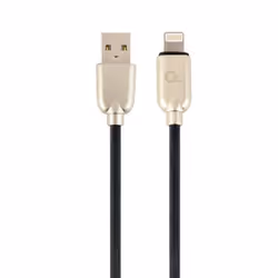 Cablexpert CC-USB2R-AMLM-2M, 2 m, USB A, Lightning, Mâle, Mâle, Noir