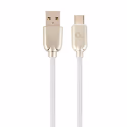 Cablexpert CC-USB2R-AMCM-2M-W, 2 m, USB A, USB C, USB 2.0, 480 Mbit/s, Blanc