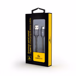 Cablexpert CC-USB2S-AMCM-2M-BG câble USB USB 2.0 USB A Micro-USB B Gris