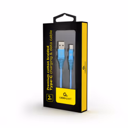 Gembird CC-USB2B-AMCM-2M-VW câble USB USB 2.0 USB A USB C Bleu
