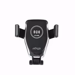 Gembird EG-TA-CHAV-QI10-01, Mobile/smartphone, Voiture, Noir