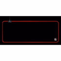 Gembird MP-GAMELED-L tapis de souris Tapis de souris de jeu Noir