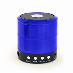 Gembird SPK-BT-08-B enceinte portable Enceinte portable mono Noir, Bleu 3 W