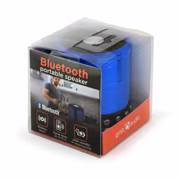 Gembird SPK-BT-08-B enceinte portable Enceinte portable mono Noir, Bleu 3 W
