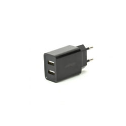 Gembird EG-U2C2A-03-BK chargeur d'appareils mobiles Téléphone portable, Smartphone, Tablette Noir USB Intérieure