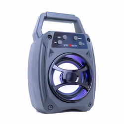 Gembird SPK-BT-14, 7,5 cm, 5 W, Sans fil, Enceinte portable mono, Gris, Boutons