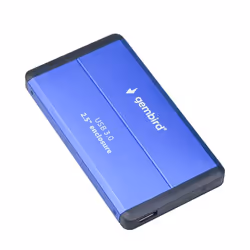 Gembird EE2-U3S-2-B, Boîtier HDD, 2.5", SATA, Connectivité USB, Bleu